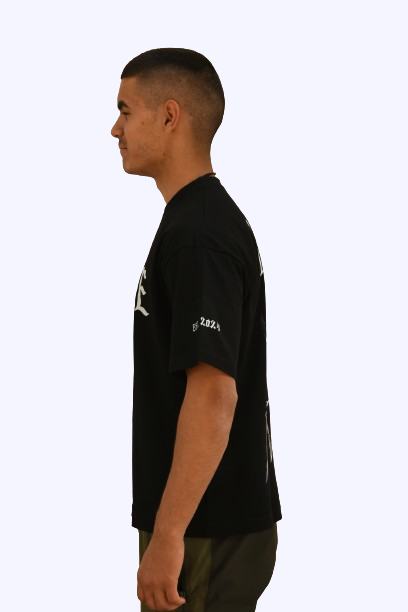 HORAGE OVERSIZED BLACK TEE