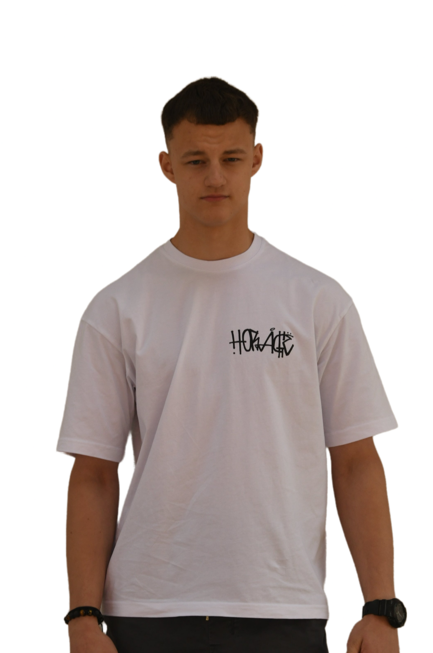 HORAGE OVERSIZED WHITE TEE