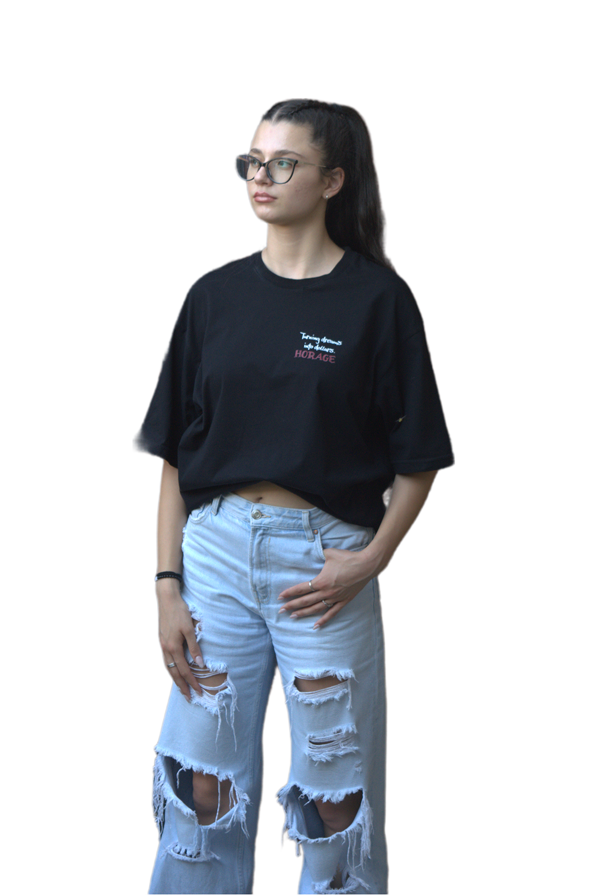 HUSTLE OVERSIZED TEE