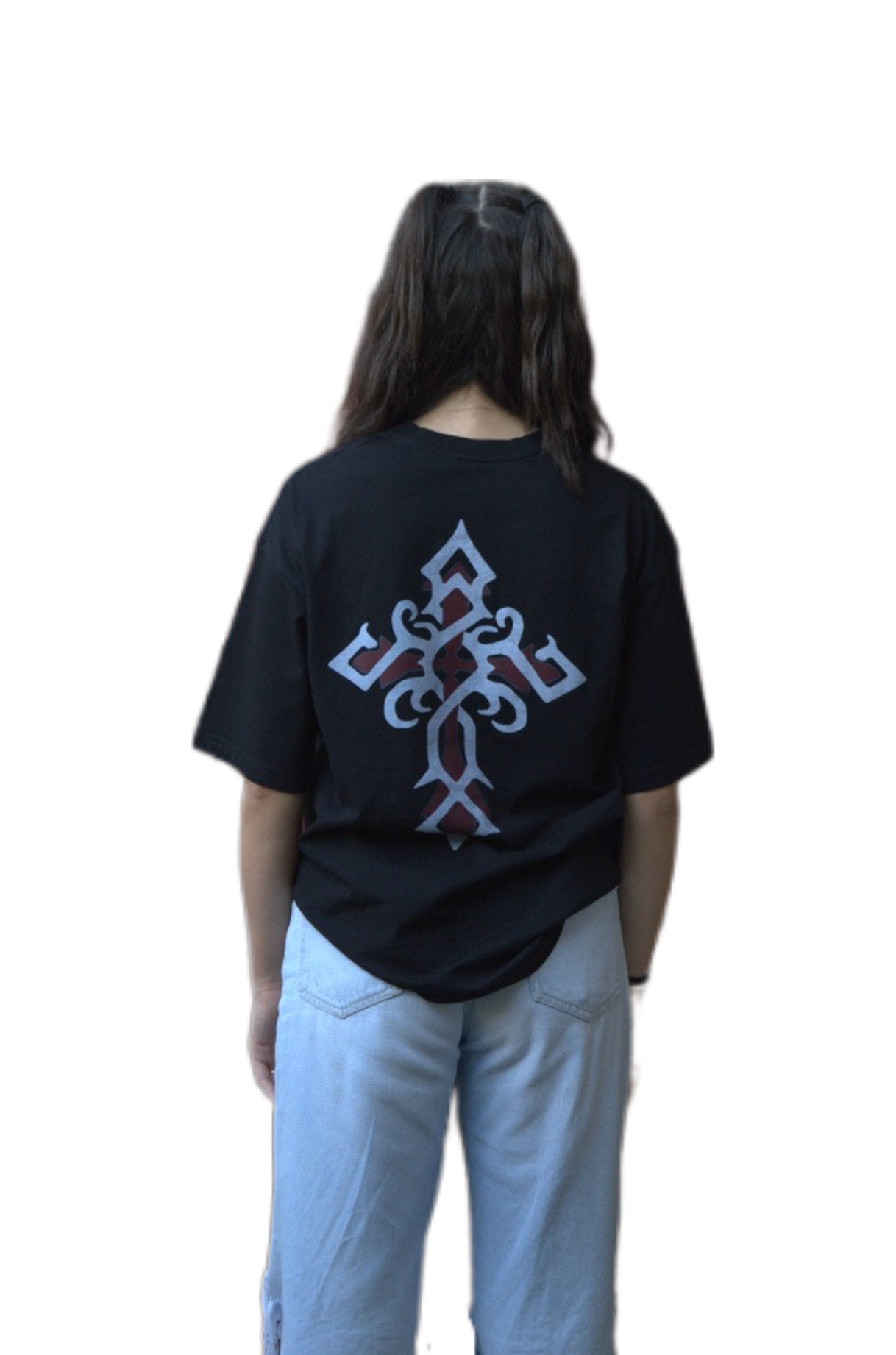 CRUCIFIX OVERSIZED TEE