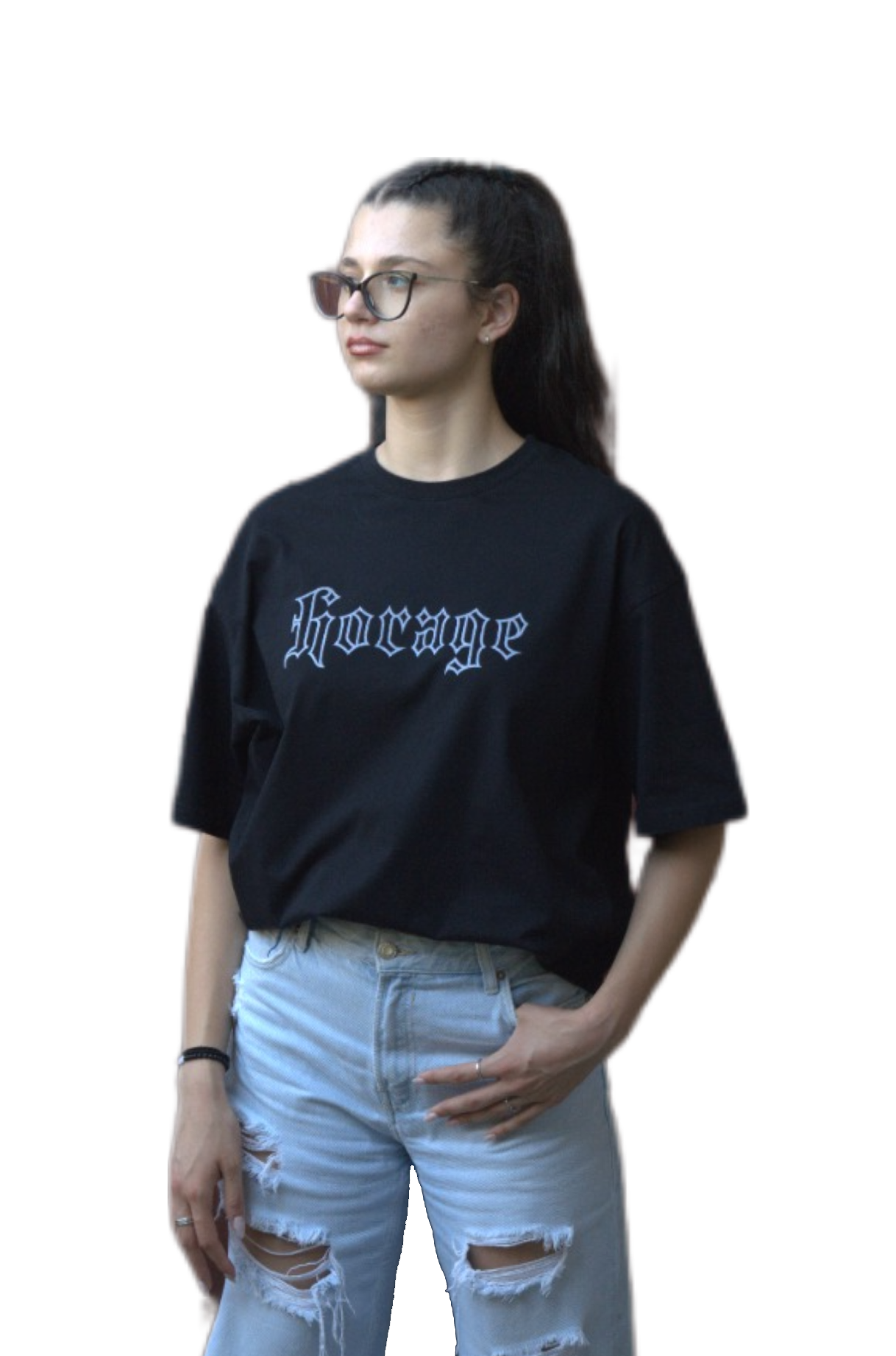 CRUCIFIX OVERSIZED TEE